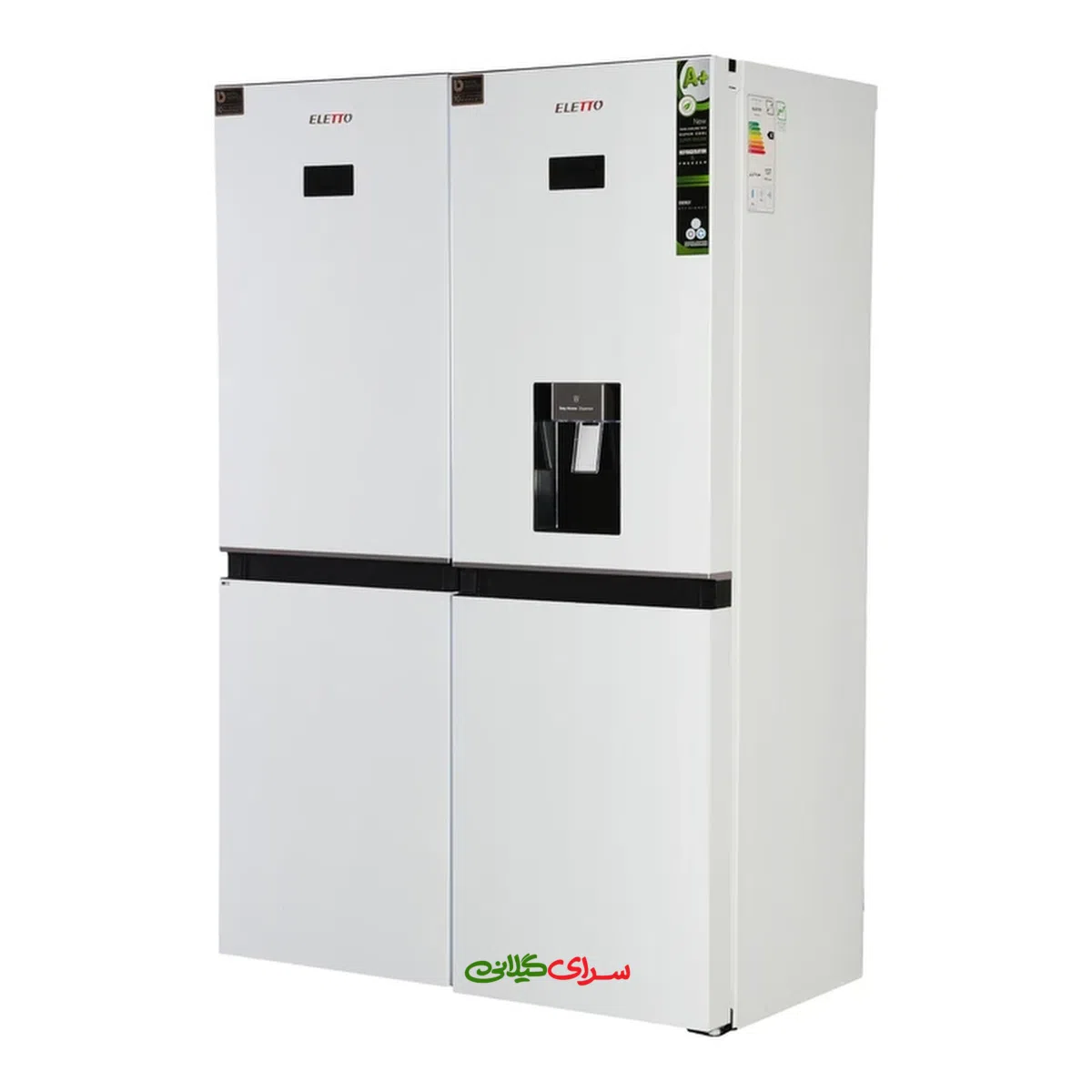 یخچال فریزر ساید بای ساید 25 فوت نو فراست سفید التتو مدل NR/NF6040WDN