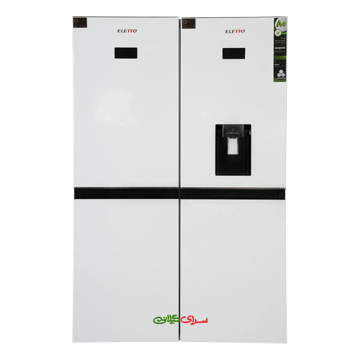 یخچال فریزر ساید بای ساید 25 فوت نو فراست سفید التتو مدل NR/NF6040WDN