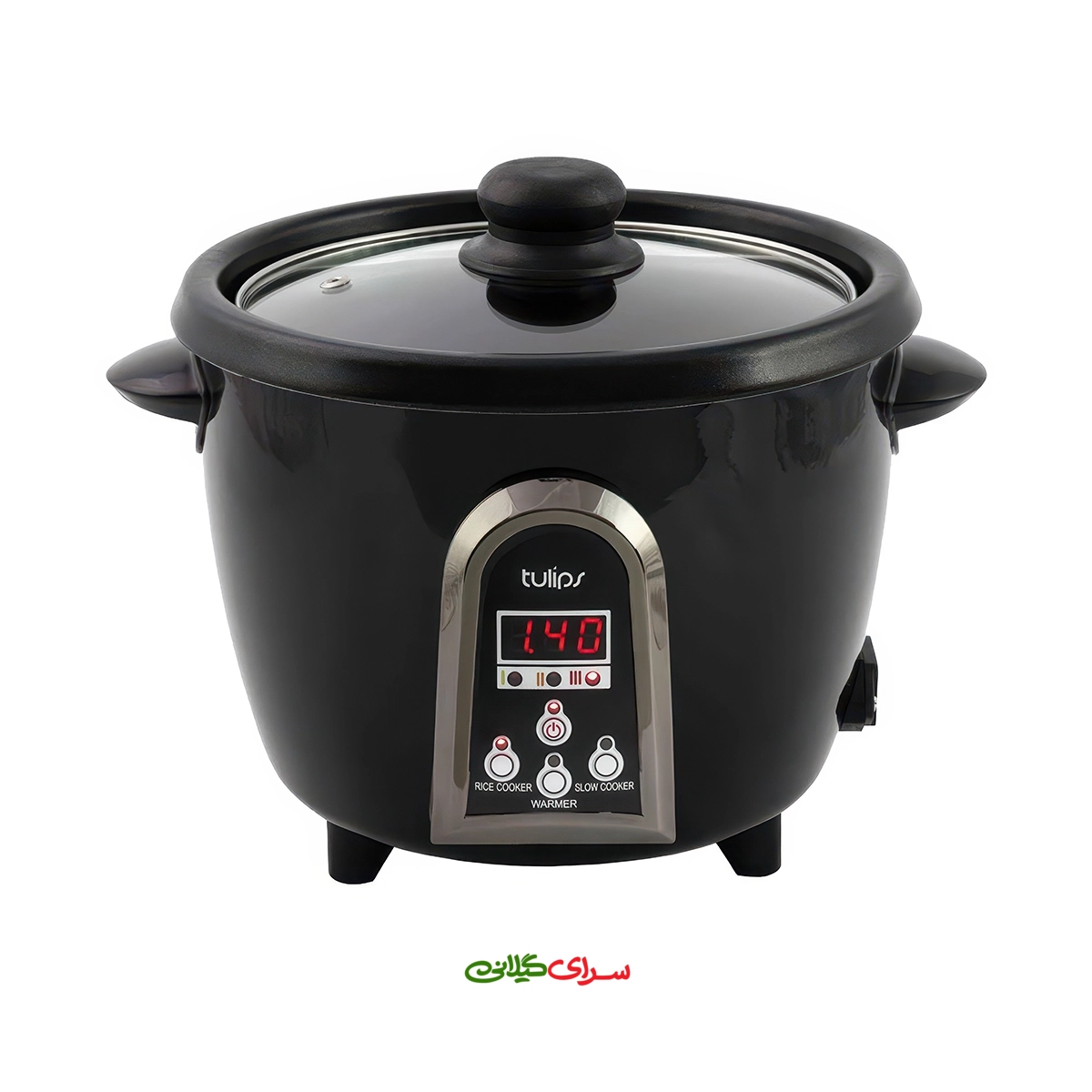 پلو پز 0.9 لیتری 4 نفره چند کاره صورتی تولیپس مدل RC - 440 - 4