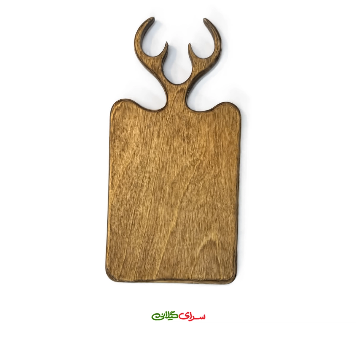 تخته چوبی سرو مستطیل طرح شاخ گوزن کد 310067
