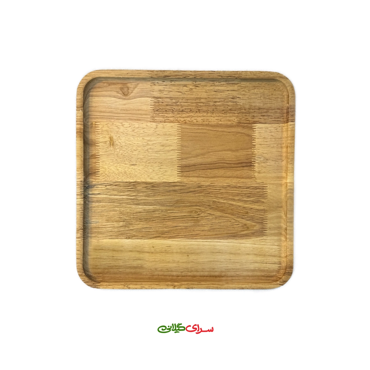 سینی چوبی لبه دار طرح مربع کد 303761