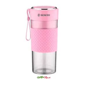 شیکر شارژی 0.3 لیتری قابل حمل صورتی بنس مدل BJ-B101L