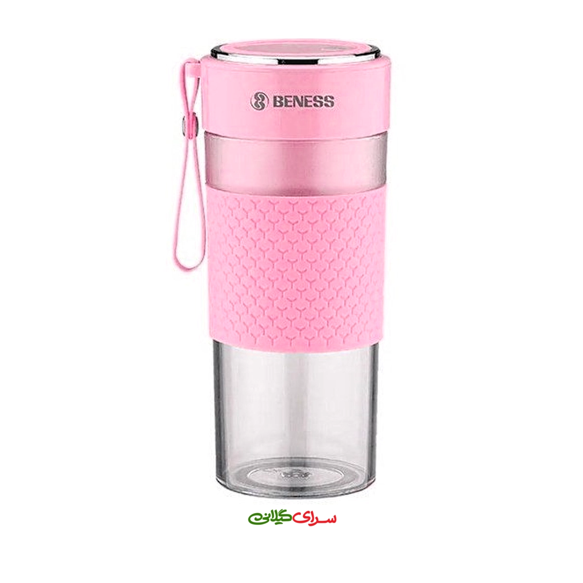 شیکر شارژی 0.3 لیتری قابل حمل صورتی بنس مدل BJ-B101L
