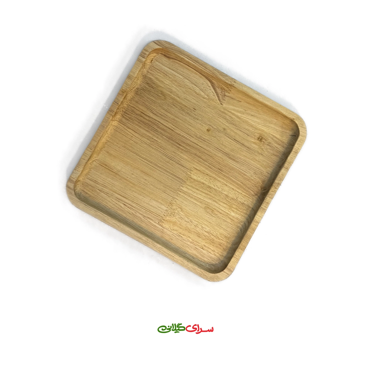 سینی چوبی لبه دار طرح مربع کد 303761