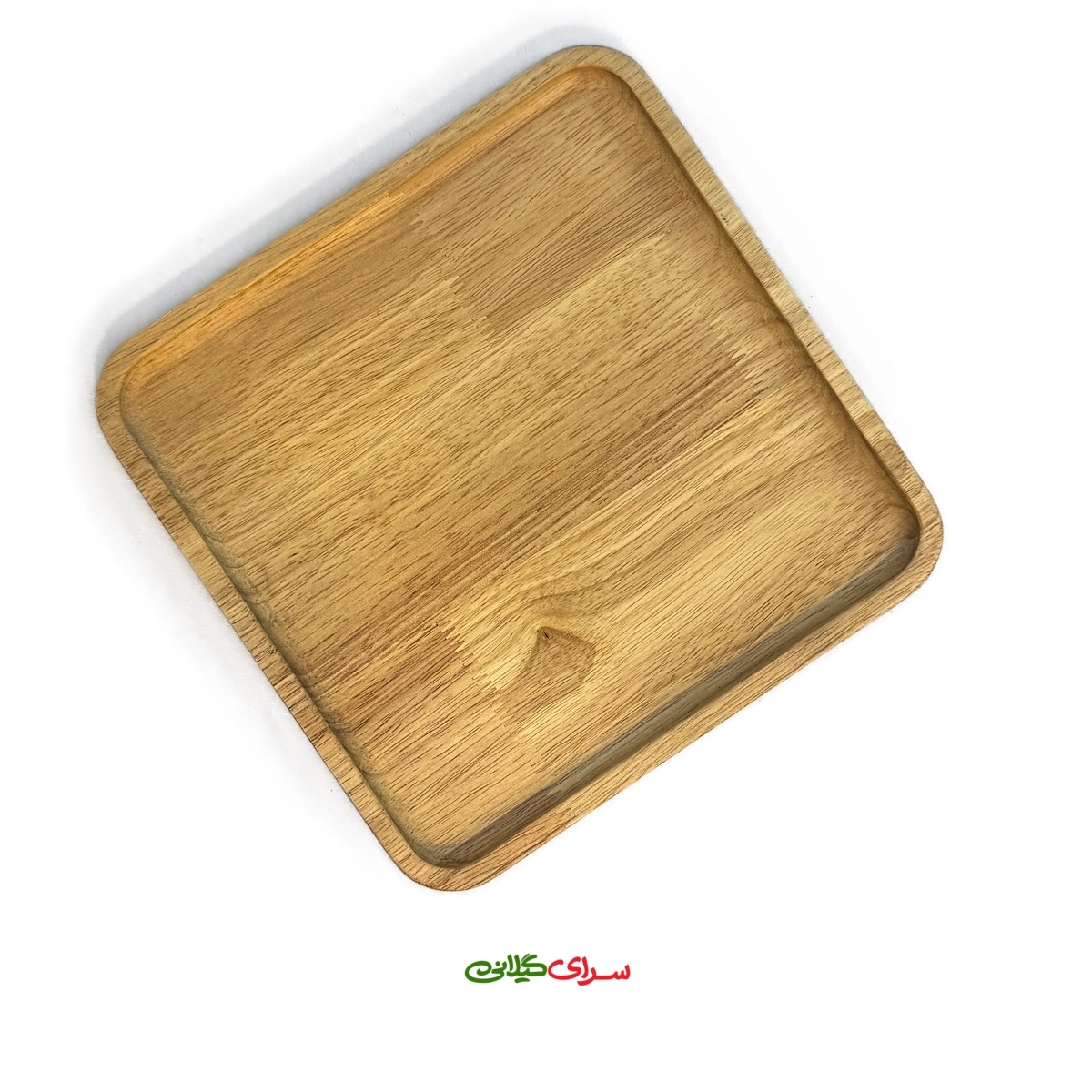 سینی چوبی لبه دار طرح مربع کد 303761