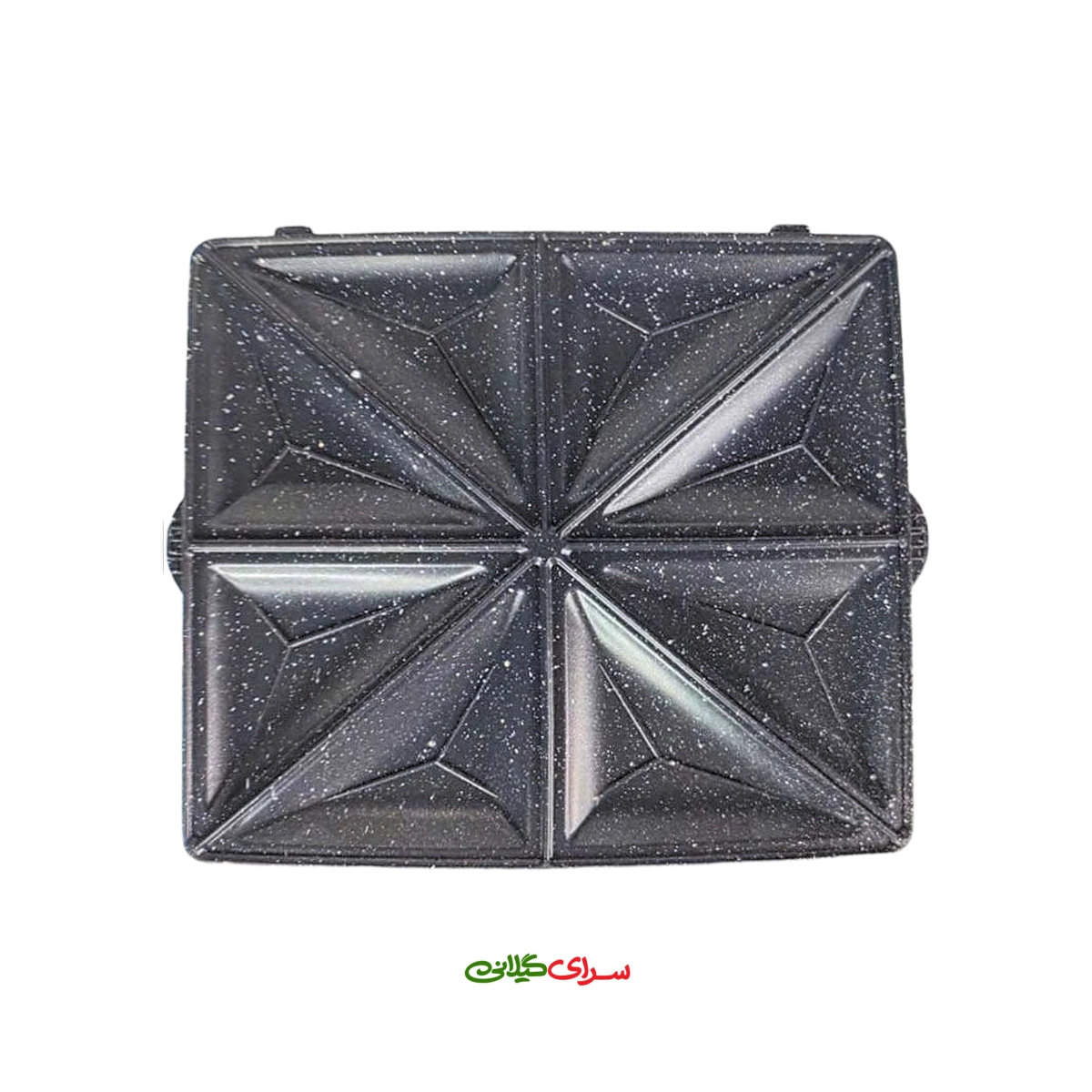 ساندویچ ساز 1300 وات 4 خانه چند کاره استیل مشکی زولینگن مدل 671