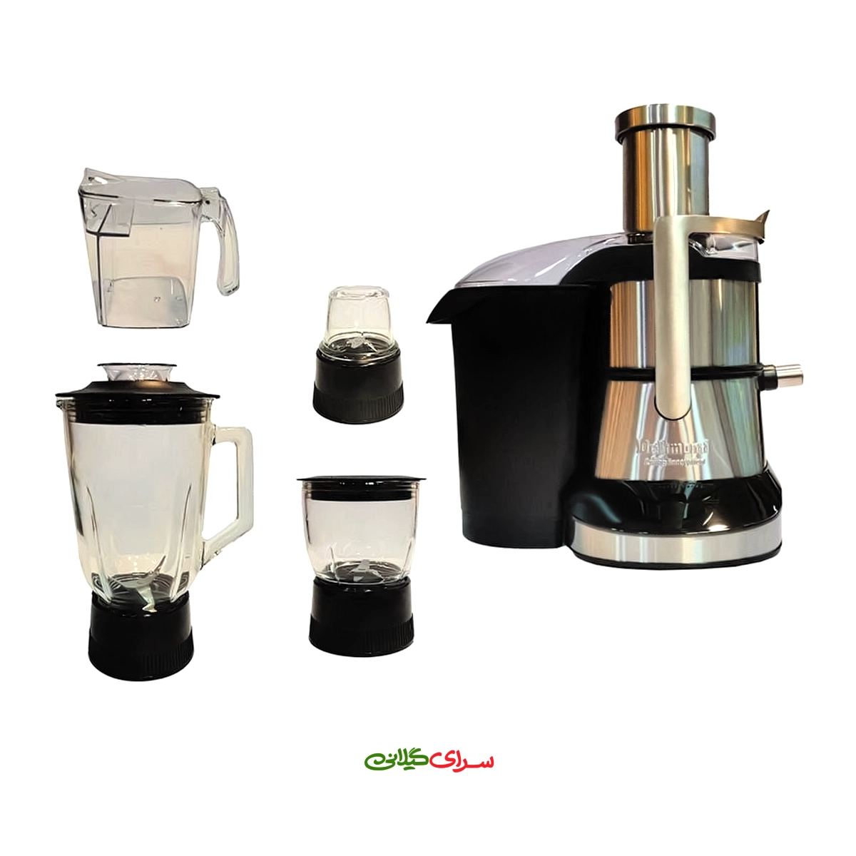 آبمیوه گیری 1.5 لیتری 4 کاره 5 سرعته دلمونتی مدل dl700