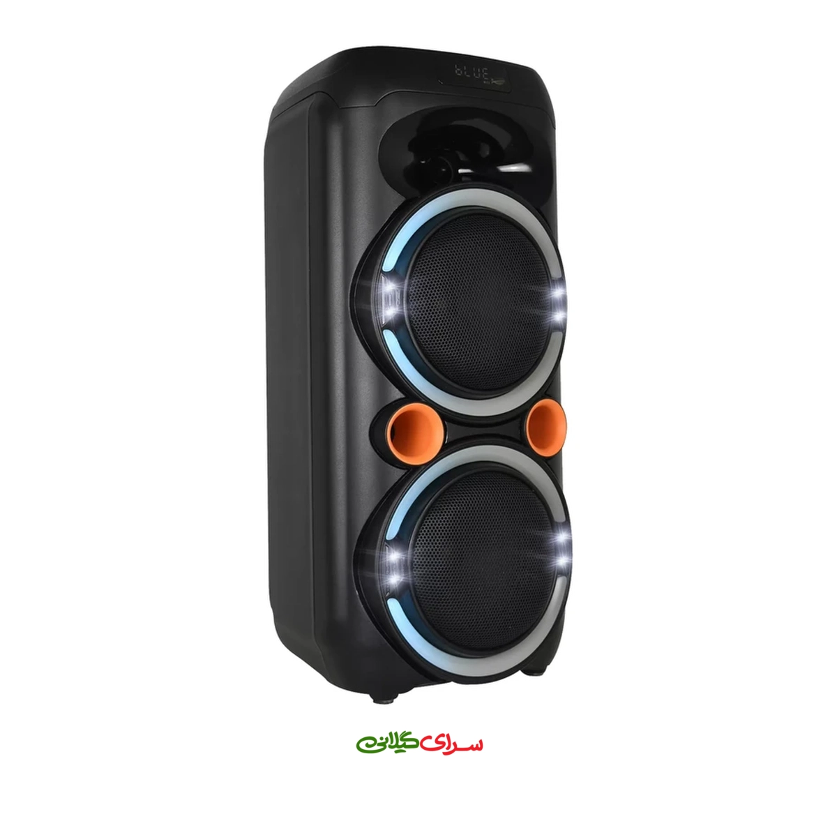 اسپیکر شارژی بلوتوثی دو ساب 6.5 اینچ میکرو لب مدل TONB-64