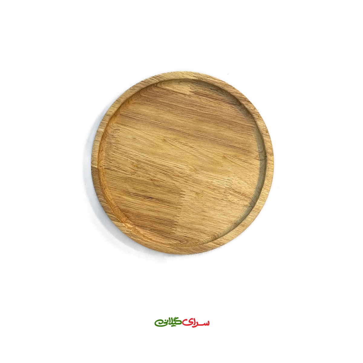 بشقاب گرد لبه دار چوبی 5 ظرف کد 304080