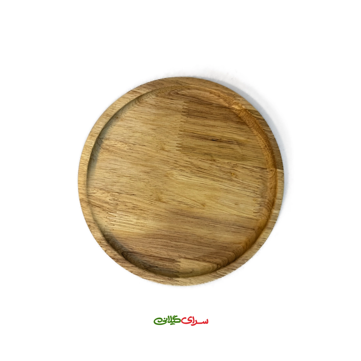 بشقاب گرد لبه دار چوبی 5 ظرف کد 304080