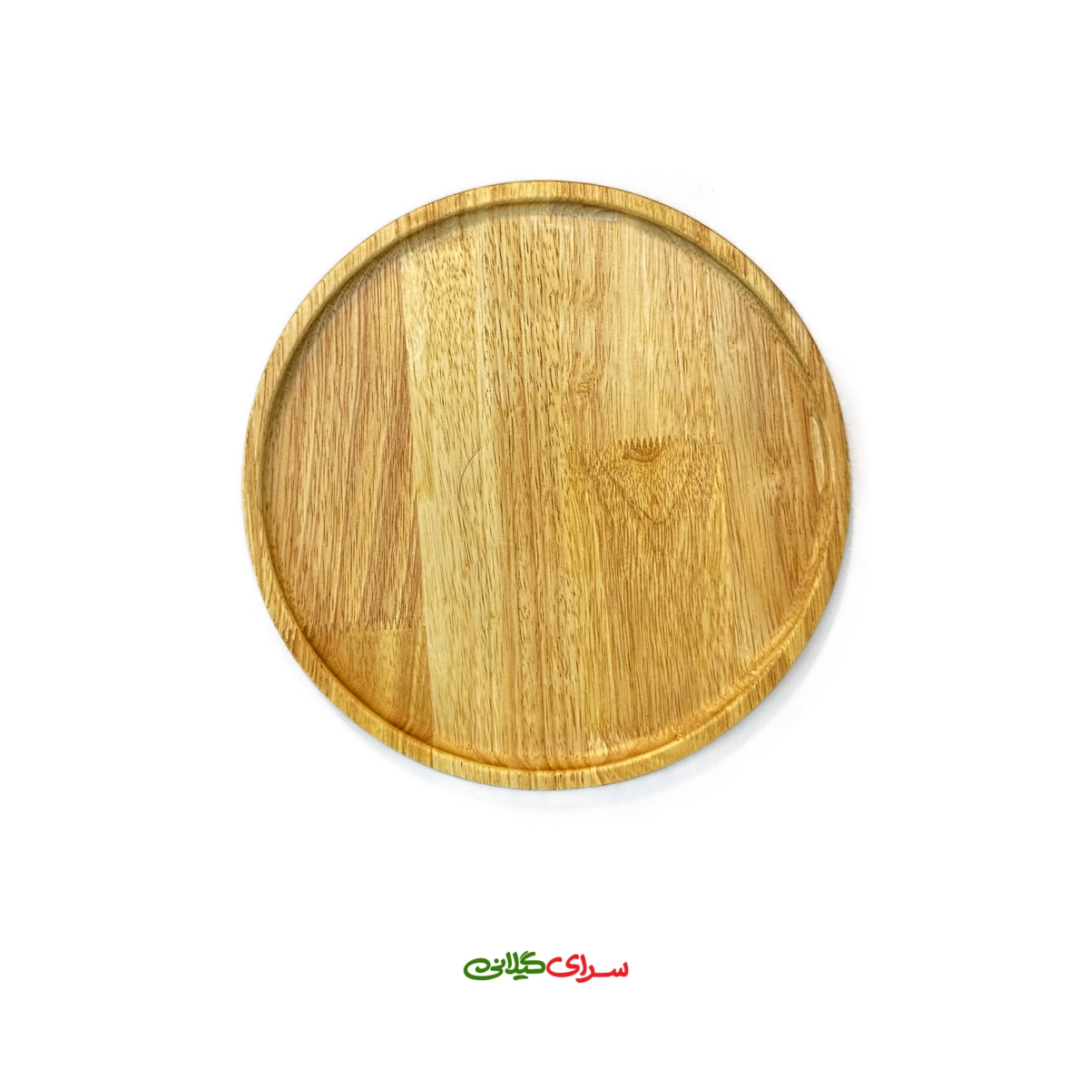 بشقاب گرد لبه دار چوبی 5 ظرف کد 304080
