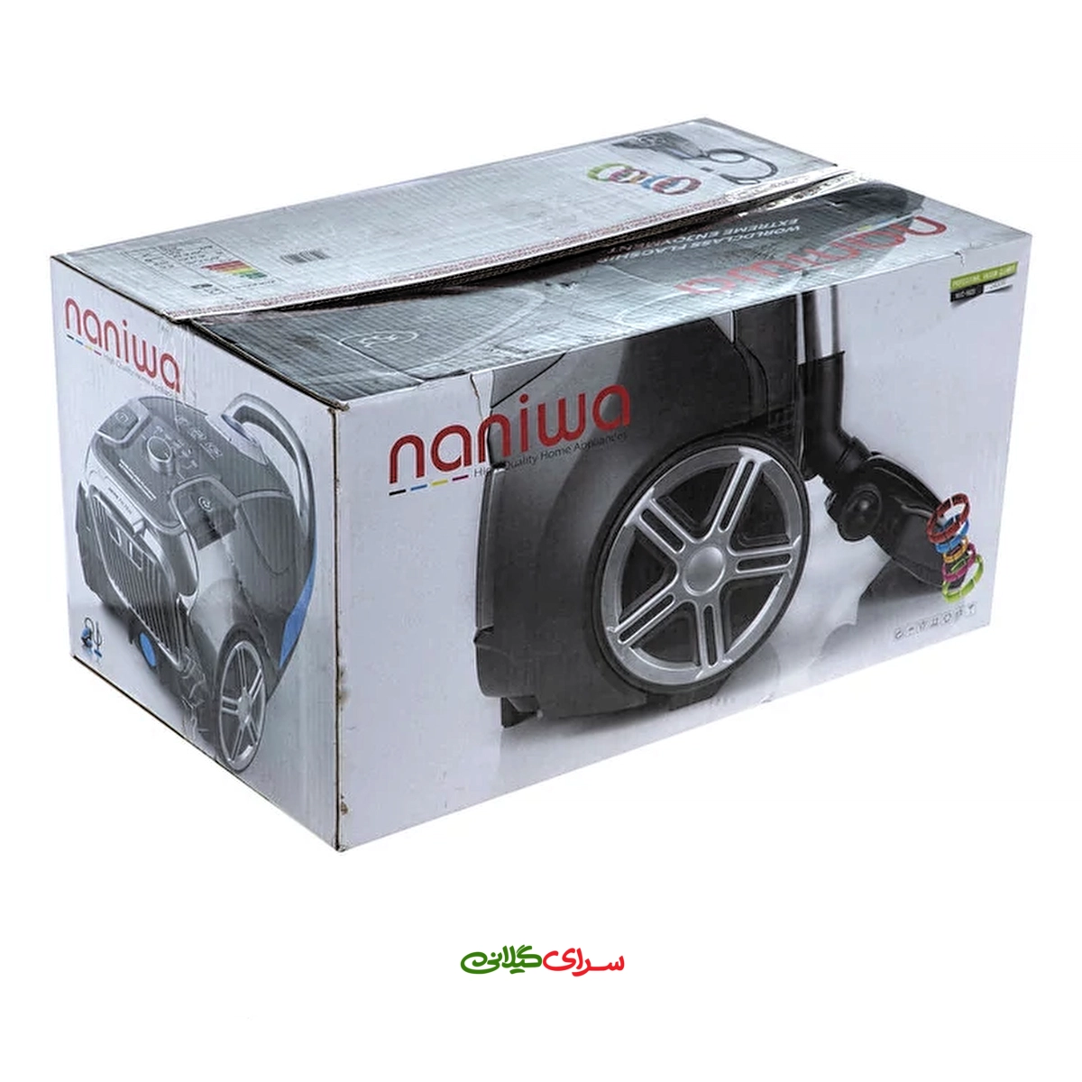 جارو برقی 2400 وات نانیوا آبی مشکی مدل NVC-9820