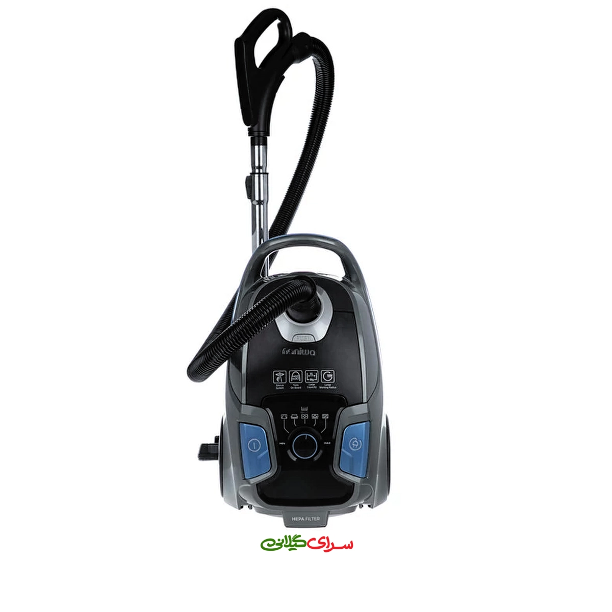 جارو برقی 2400 وات نانیوا آبی مشکی مدل NVC-9820