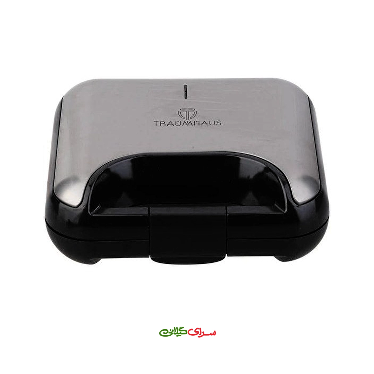 ساندویچ ساز 800 وات 2 خانه مشکی نقره ای ترام هاوس مدل SM-30212