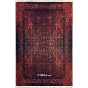 فرش ماشینی کلاسیک بهراد کارپت لاکی 1200 شانه تراکم 3600 کد 100203
