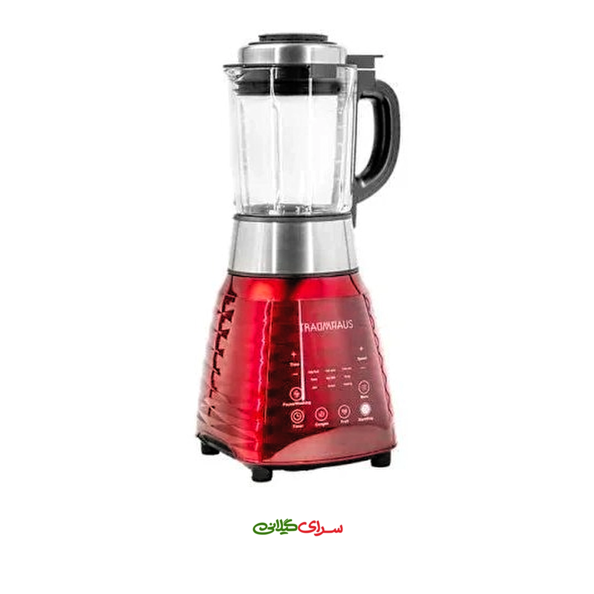 مخلوط کن 2 لیتری 1200 وات ترام هاوس قرمز مدل TB-080
