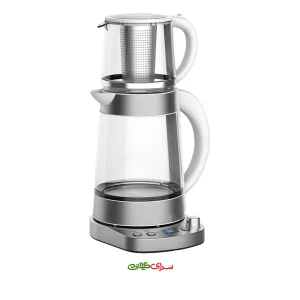 چای ساز رو همی 1.7 لیتری پیرکس سفید ترام هاوس مدل TS10173