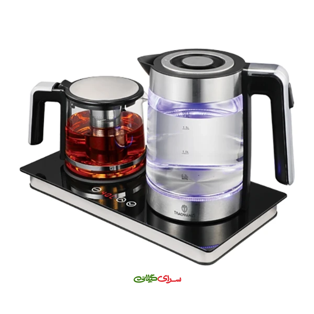 چای ساز کتابی پیرکس 1.8 لیتری ترام هاوس مدل TT-12180