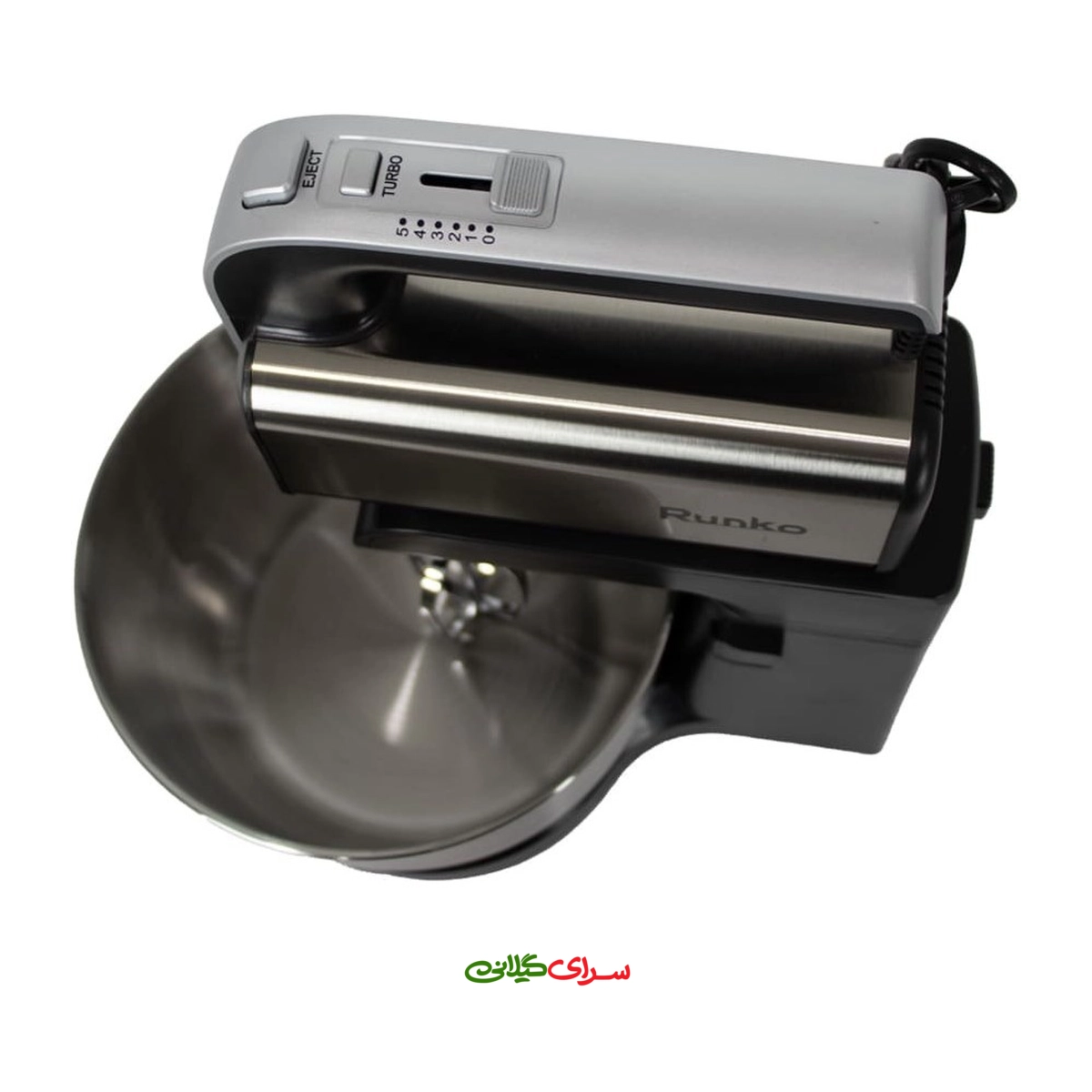 همزن برقی کاسه دار 2 سر 3 لیتری مشکی رانکو مدل RK-505