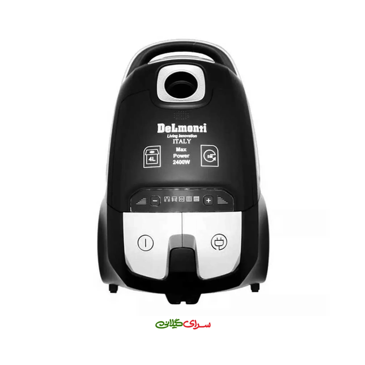 جارو برقی 2400 وات دیجیتال سوپر سایلنت مشکی دلمونتی مدل DL470