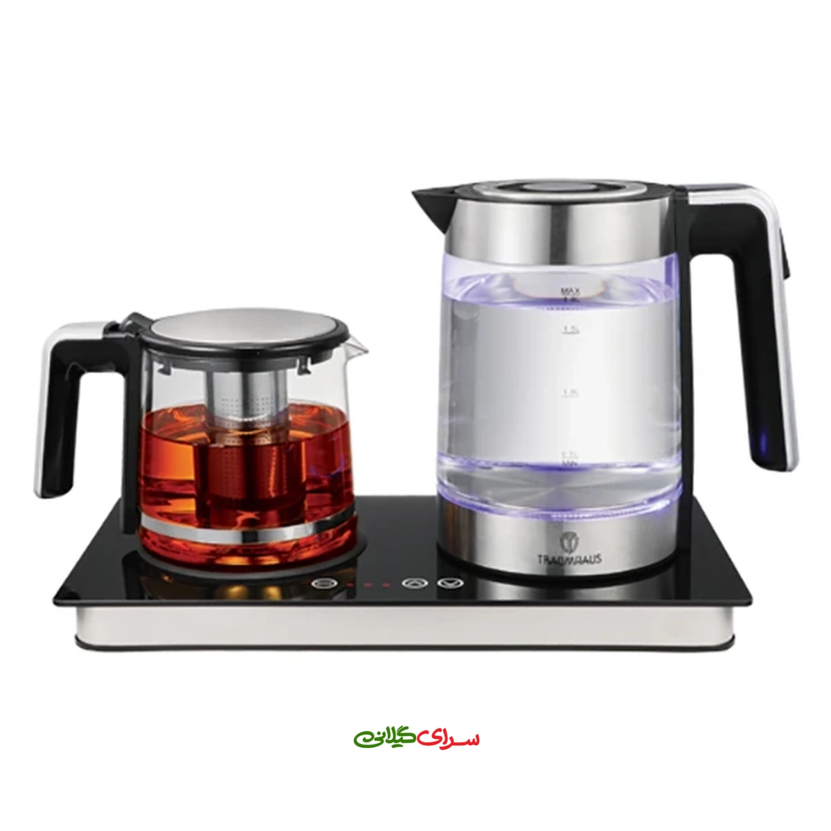 چای ساز کتابی پیرکس 1.8 لیتری ترام هاوس مدل TT-12180