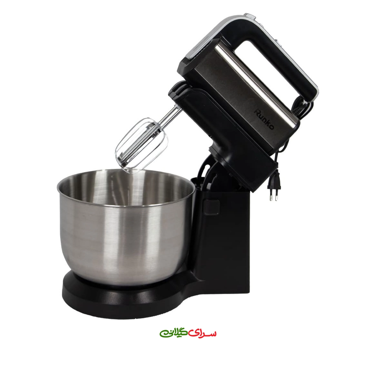 همزن برقی کاسه دار 2 سر 3 لیتری مشکی رانکو مدل RK-505