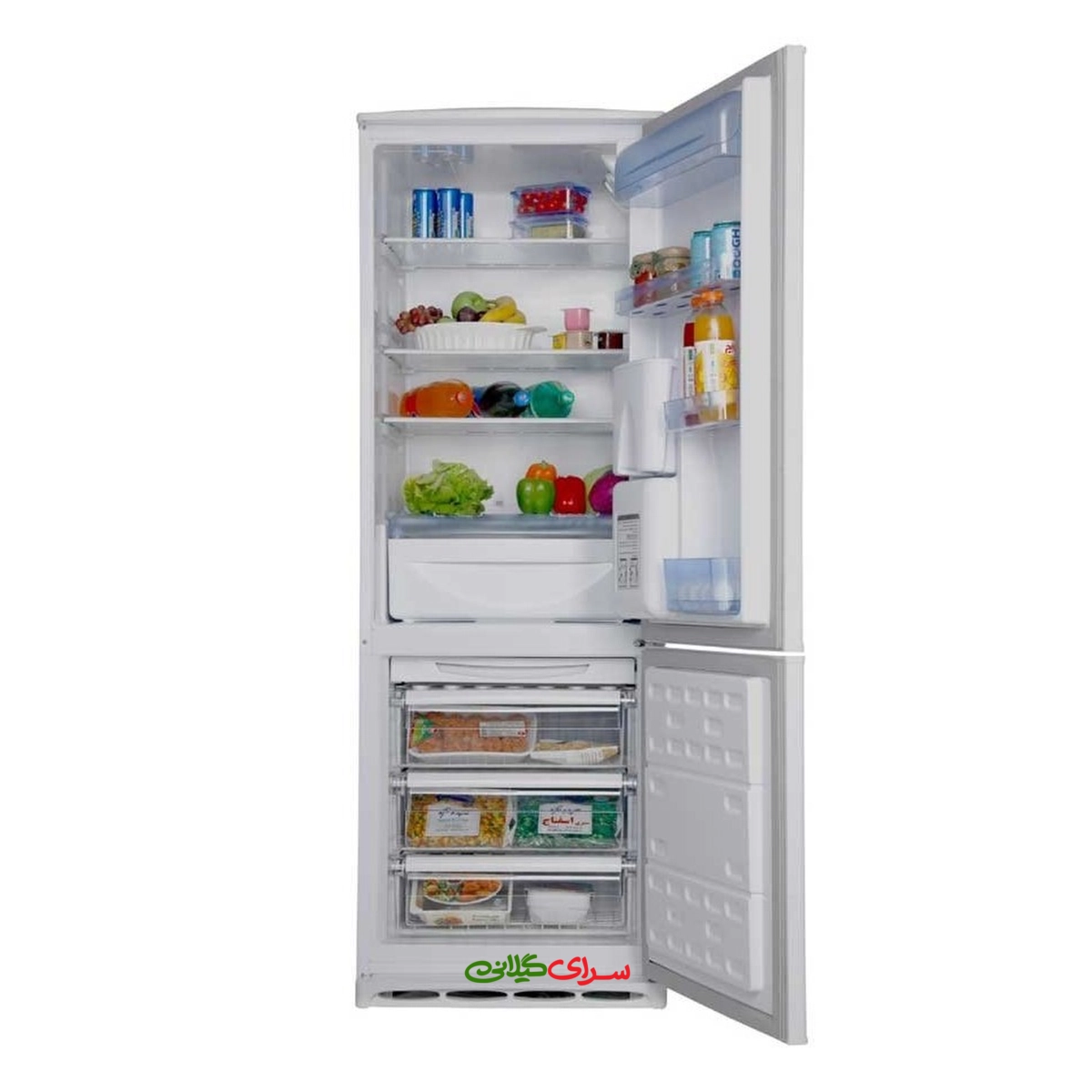 یخچال فریزر کمبی 18 فوت سفید فیلور مدل PRN-425BML _ RPD COL 018