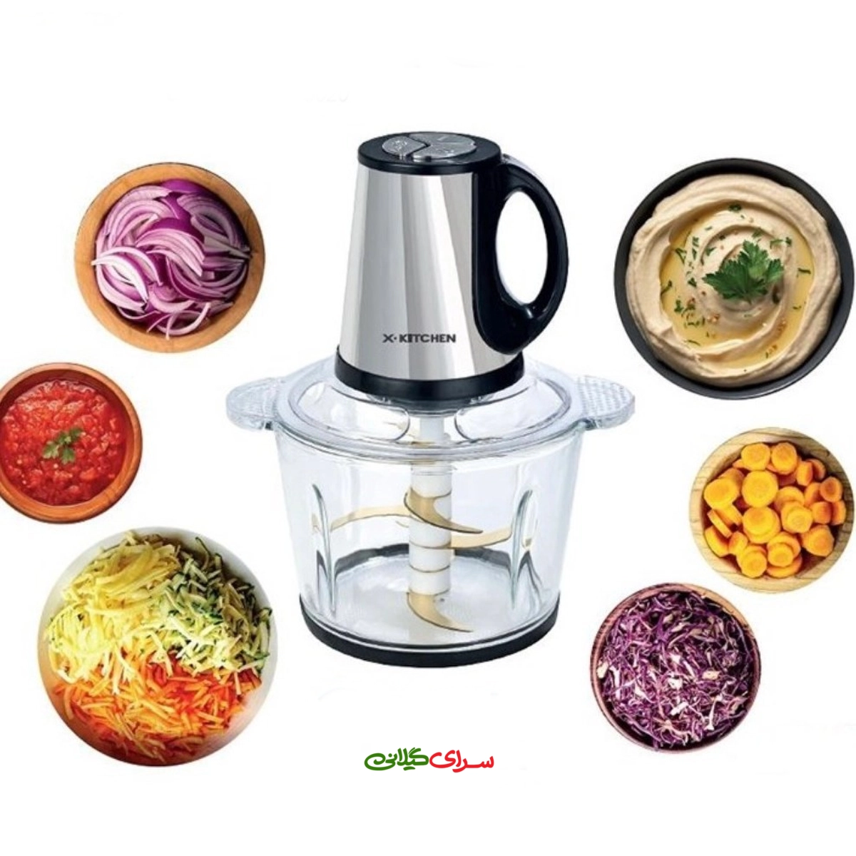 خرد کن 3.5 لیتری 2 سرعته 6 تیغه پیرکس ایکس ویژن مدل CH 5030