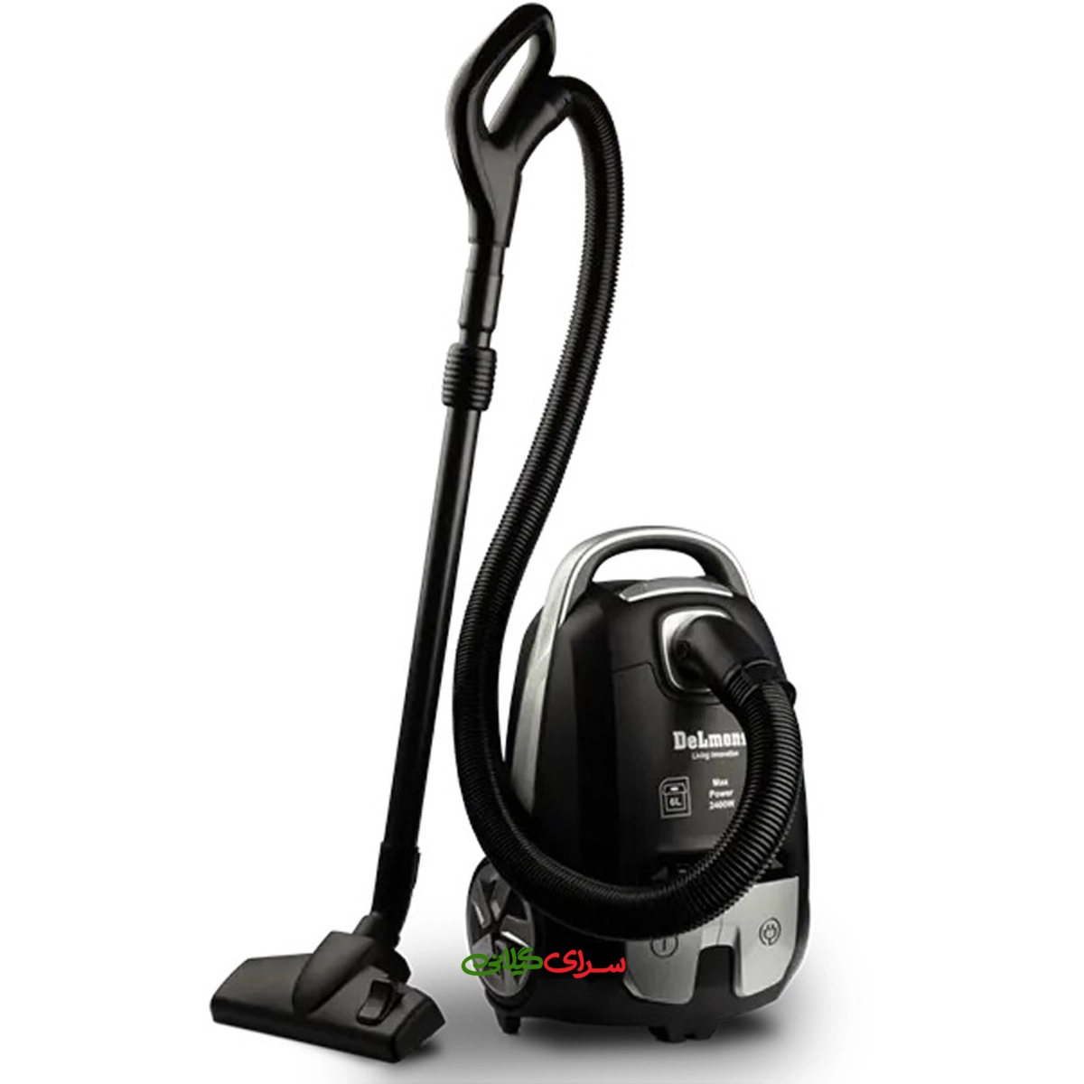 جارو برقی 2400 وات دیجیتال سوپر سایلنت مشکی دلمونتی مدل DL470