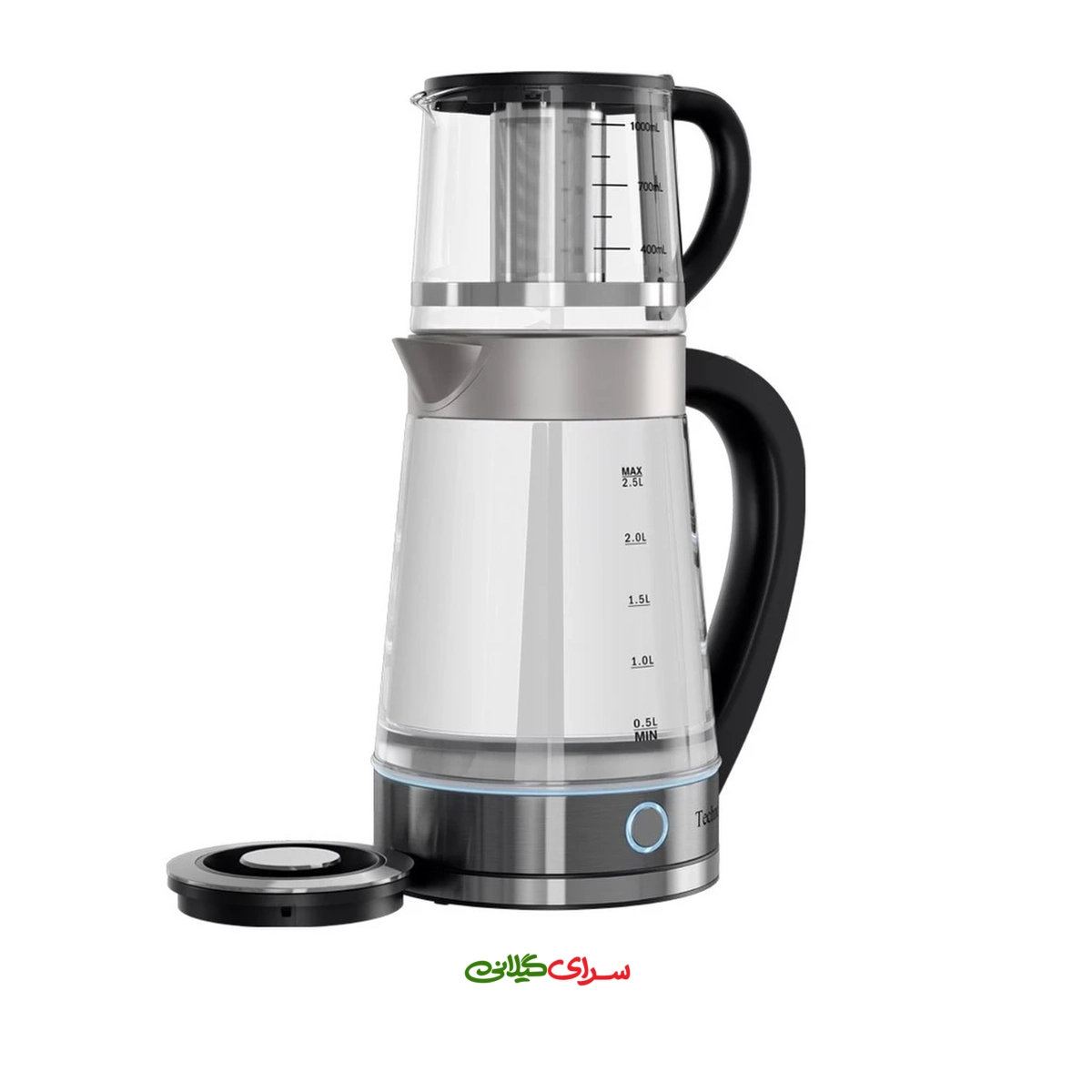 چای ساز رو همی 1.7 لیتری پیرکس تکنو مدل TE936