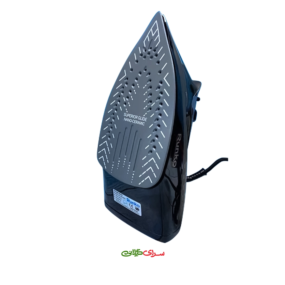 اتو بخار 2200 وات آبی مشکی کفی سرامیک رانکو مدل RK-810