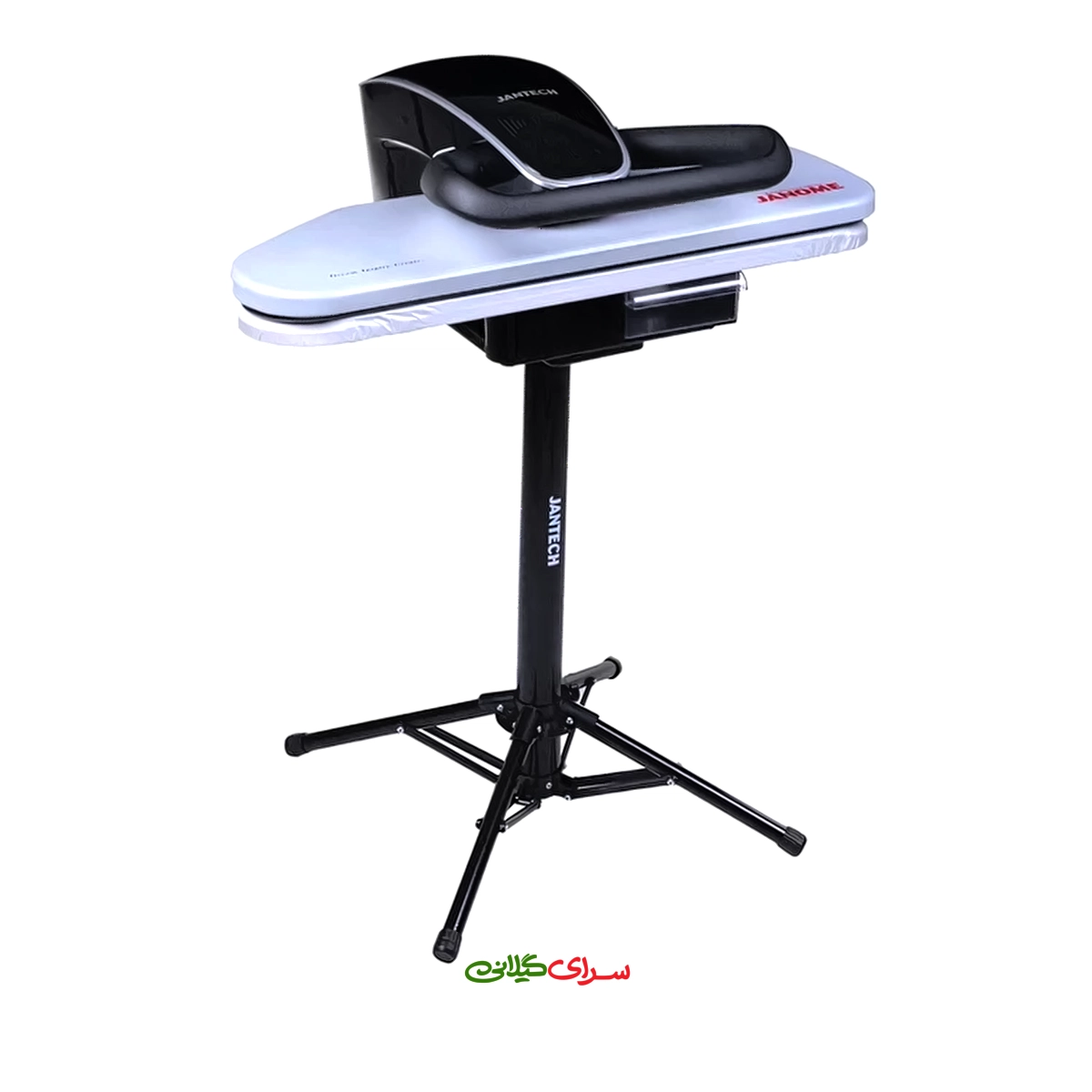اتو بخار پرس 2200 وات دیجیتال استیل مشکی جانتک مدل CT600