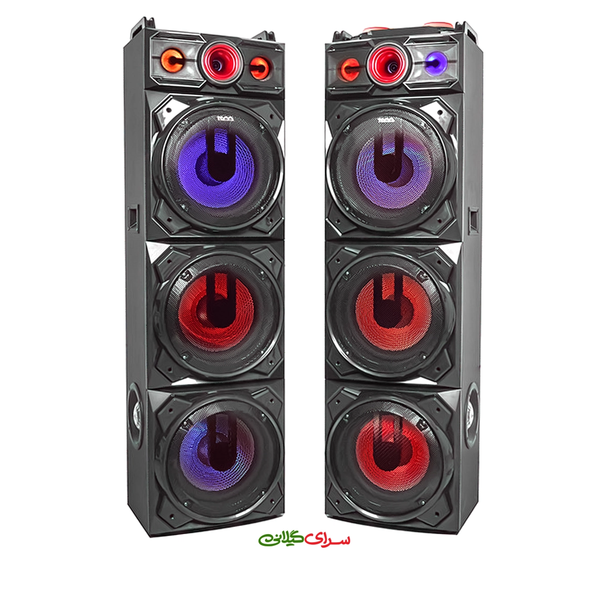 اسپیکر ایستاده 6 ساب 12 اینچ استریو LIGHT BALL تسکو مدل TS-2095