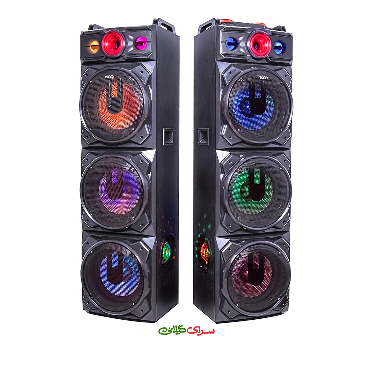 اسپیکر ایستاده 6 ساب 12 اینچ استریو LIGHT BALL تسکو مدل TS-2095