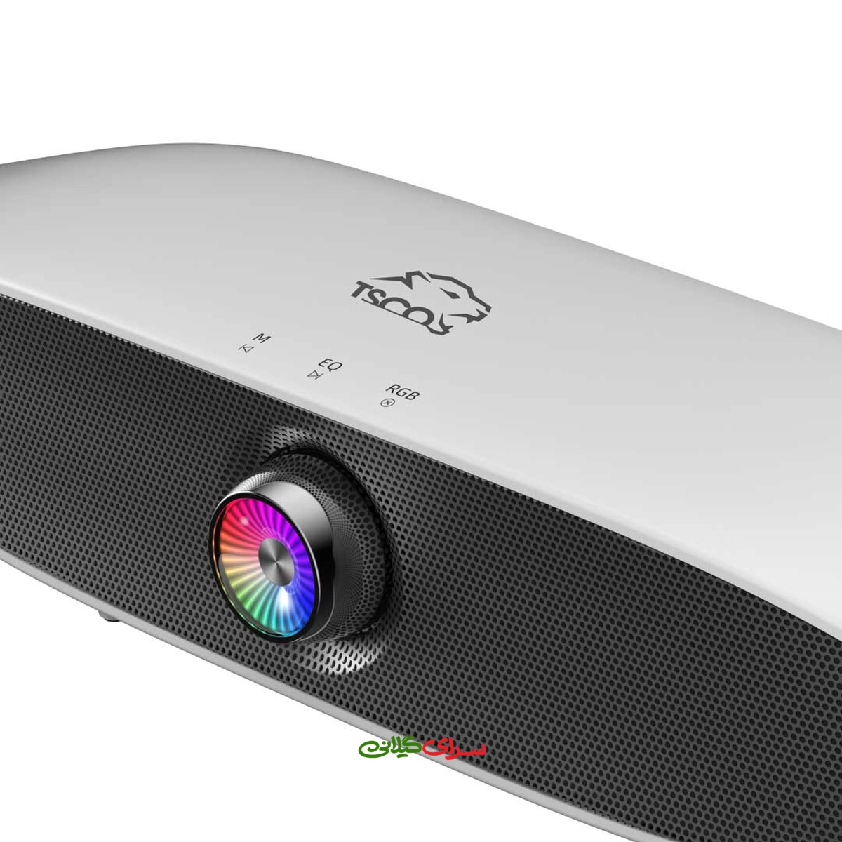 اسپیکر بلوتوثی قابل حمل سفید مشکی تسکو مدل GS23369