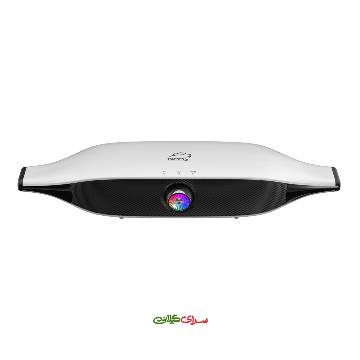 اسپیکر بلوتوثی قابل حمل سفید مشکی تسکو مدل GS23369