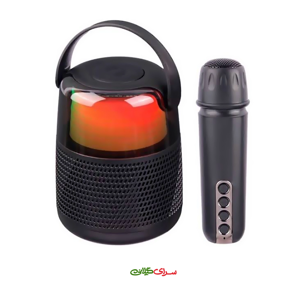 اسپیکر بلوتوثی قابل حمل میکروفون دار مشکی تسکو مدل TS23420