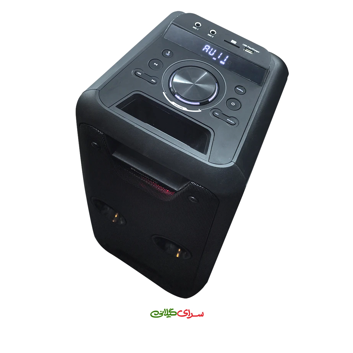 اسپیکر شارژی بلوتوثی مشکی RGB میکرولب مدل BT-560