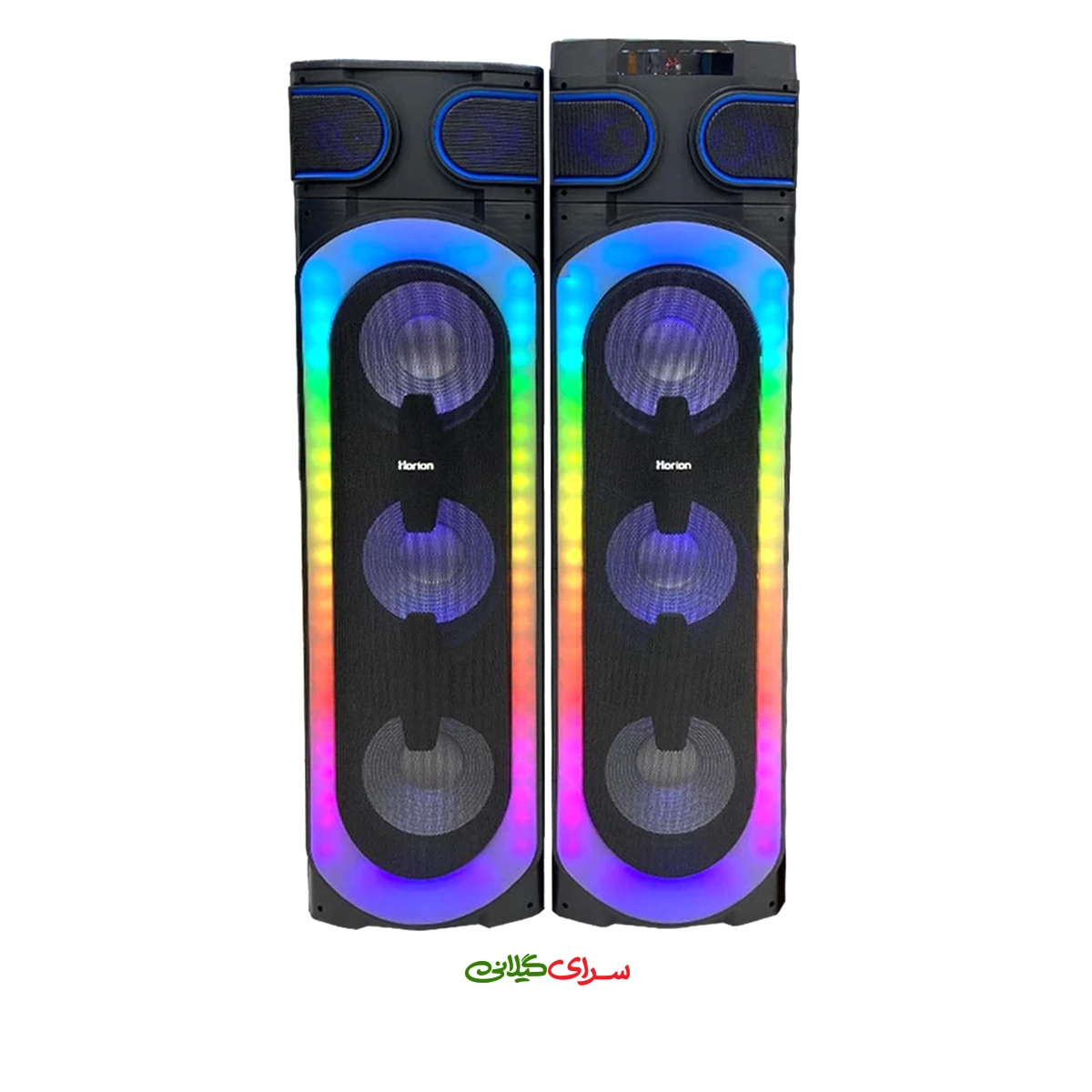 اسپیکر ایستاده 2 ساب 10 اینچی مشکی هوریون مدل 3030D10