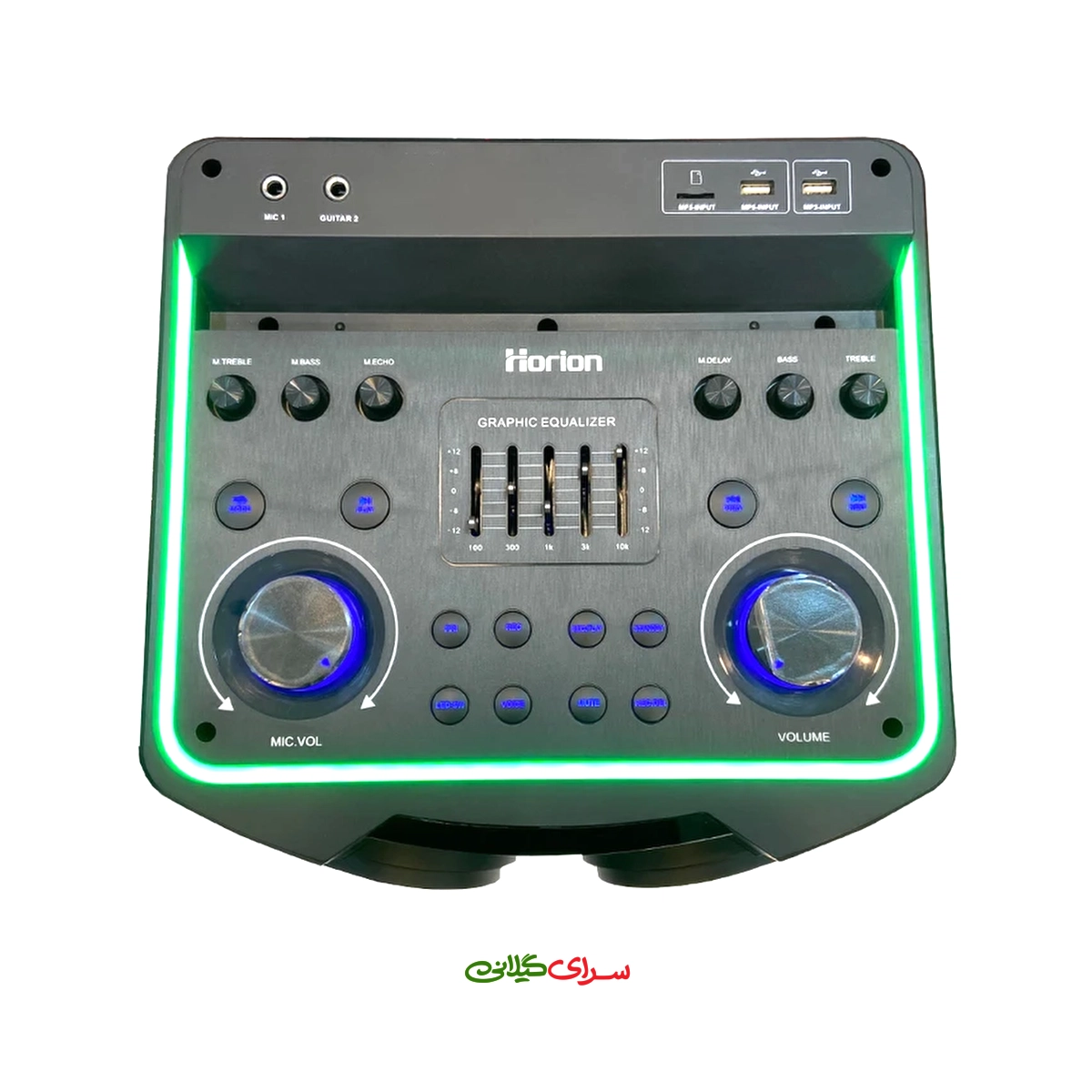 اسپیکر ایستاده 2 ساب 10 اینچی مشکی هوریون مدل 3030D10