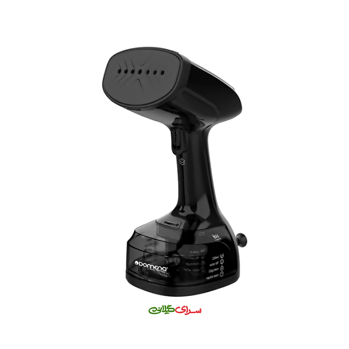 اتو بخارگر 2000 وات مشکی دومنا مدل A0020-DSB808