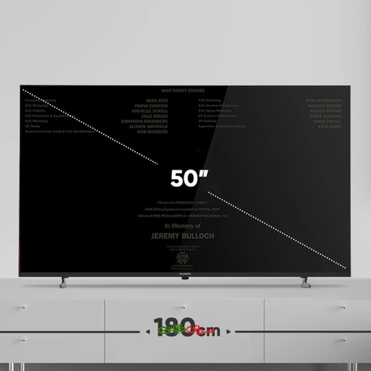 تلویزیون هوشمند 50 اینچ LED 4K ULTRA HD دوو مدل DSL-50MS3500UI