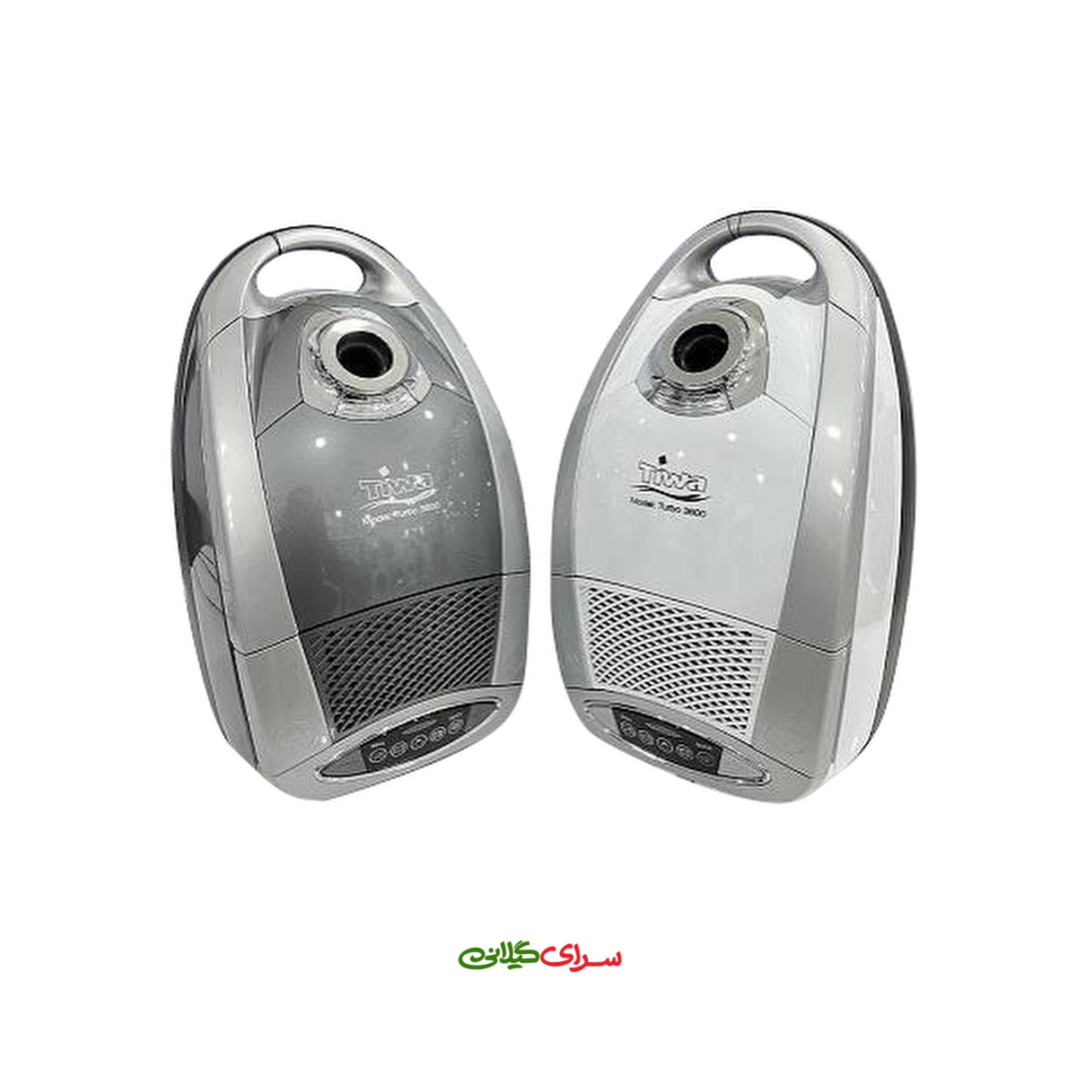 جارو برقی 2400 وات سفید استیل تیوا مدل 3600