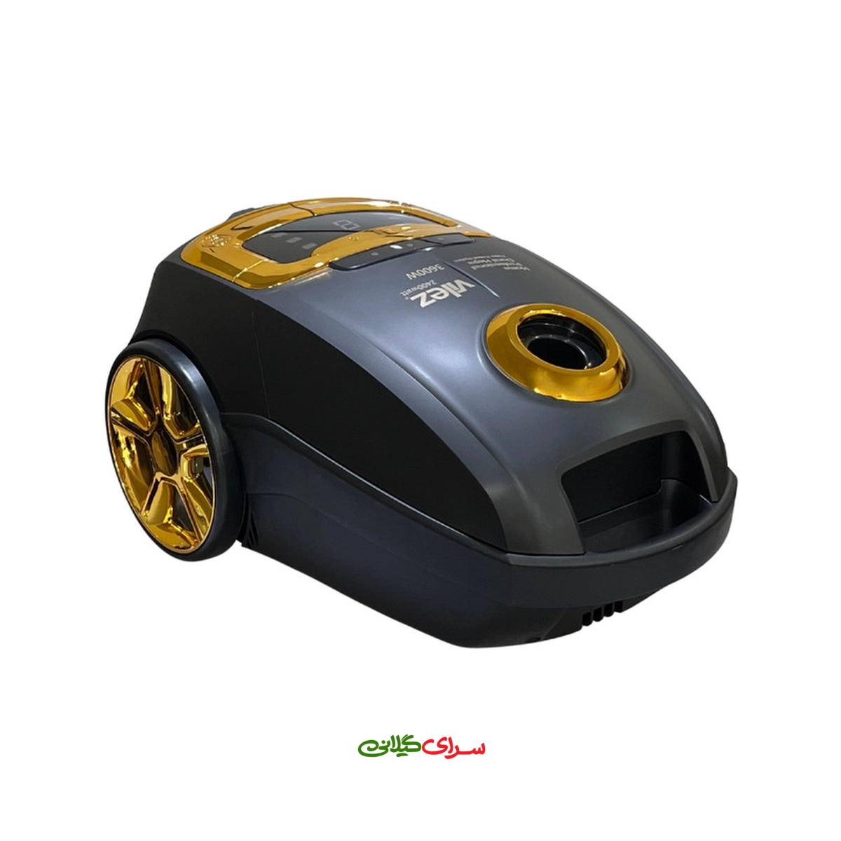 جارو برقی 3600 وات مشکی طلایی ویلز مدل VL-3600