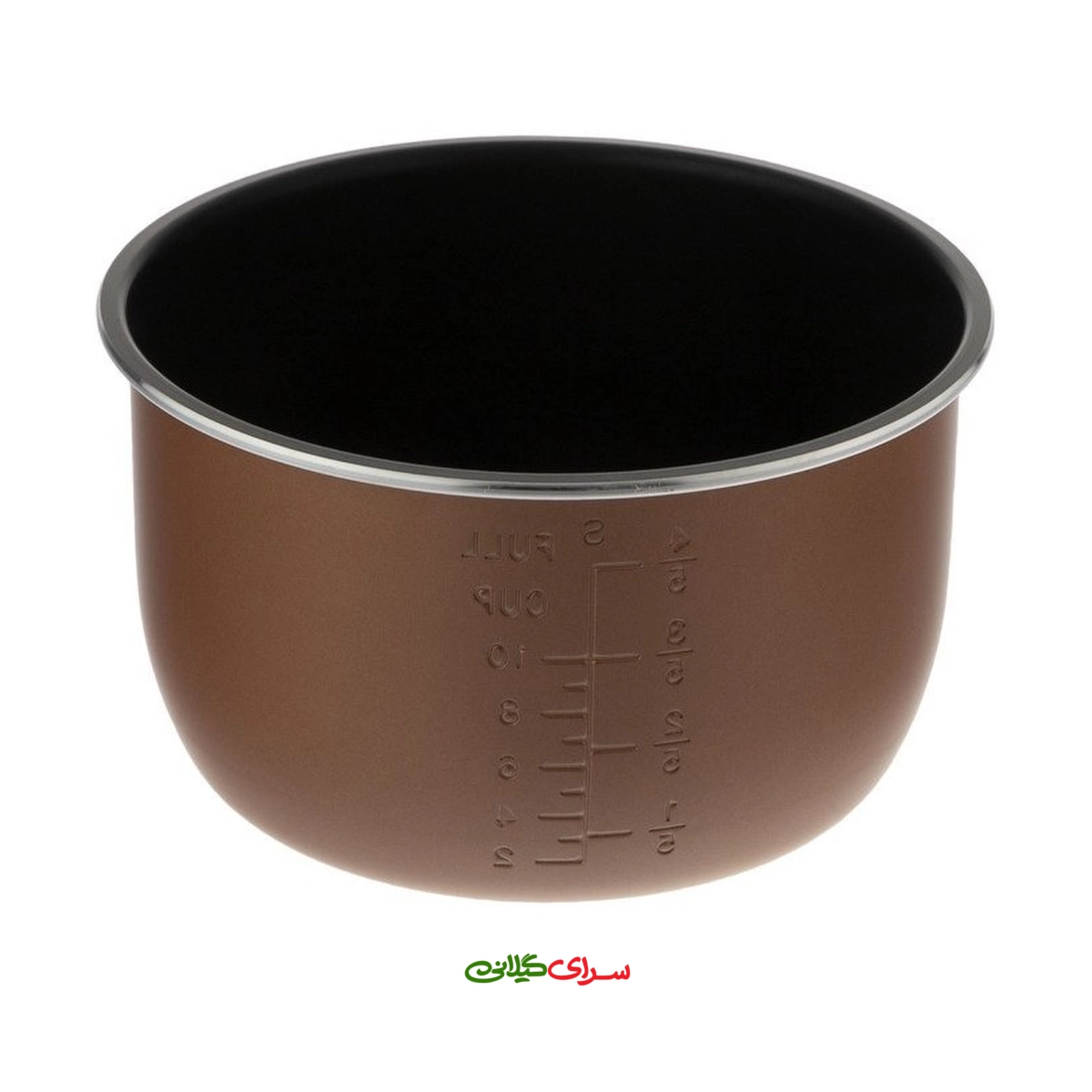 پلوپز 5 لیتری 6 نفره 12 کاره استیل مشکی تولیپس LNGPCA443