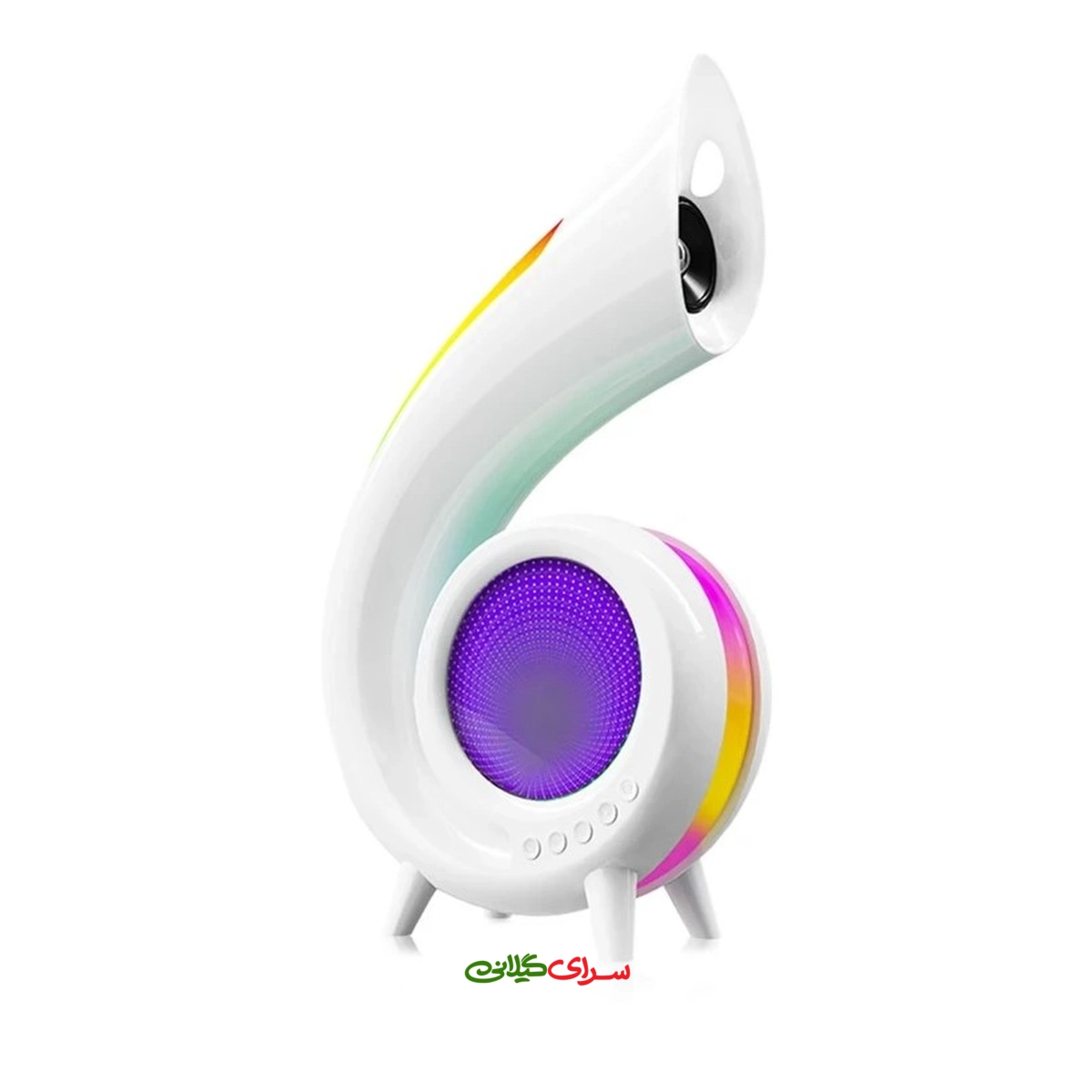 اسپیکر بلوتوثی قابل حمل سفید تسکو مدل TGIFT 5408