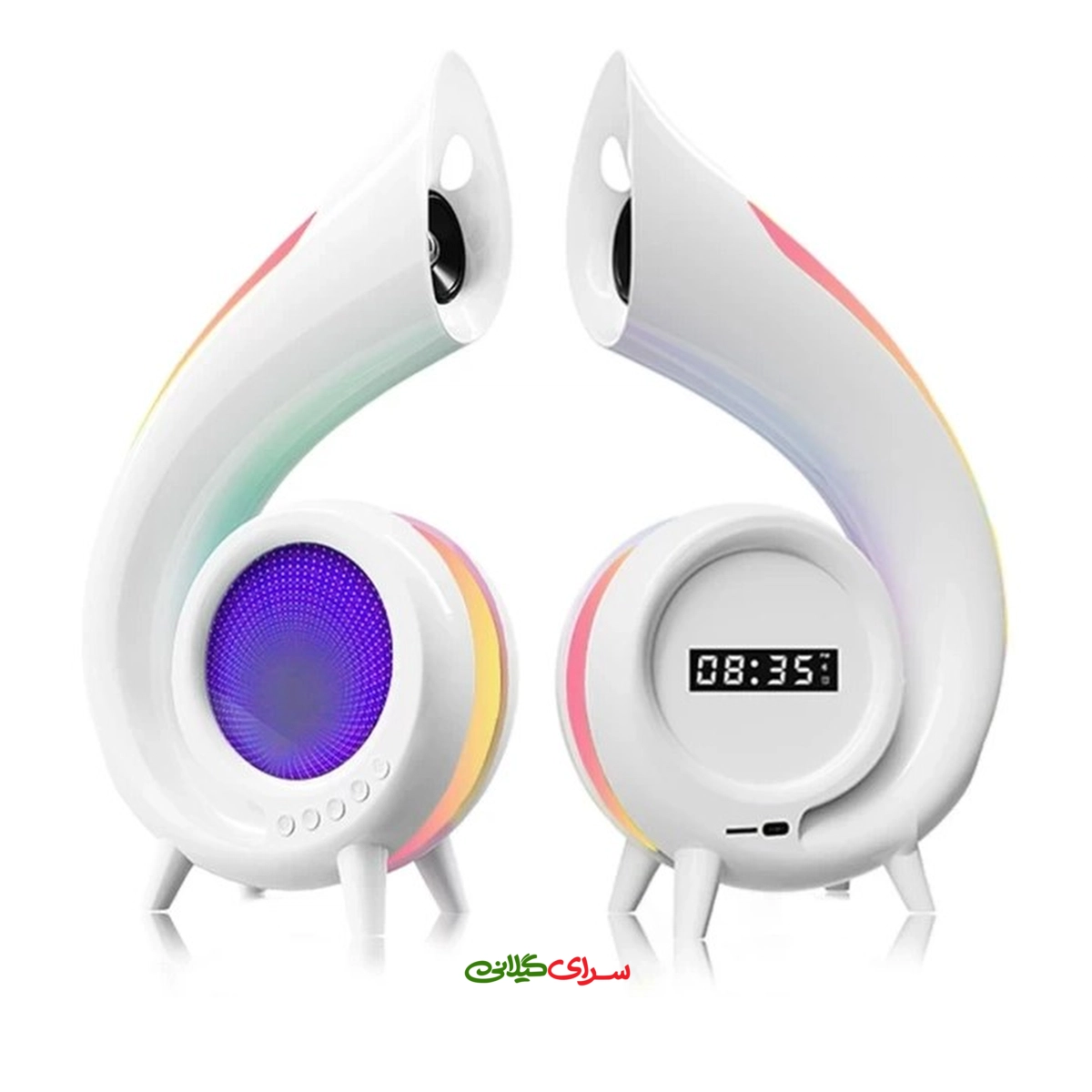 اسپیکر بلوتوثی قابل حمل سفید تسکو مدل TGIFT 5408
