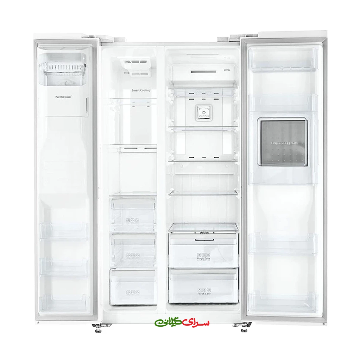 یخچال فریزر ساید بای ساید 35 فوت نو فراست سفید دوو مدل sxi20-31w