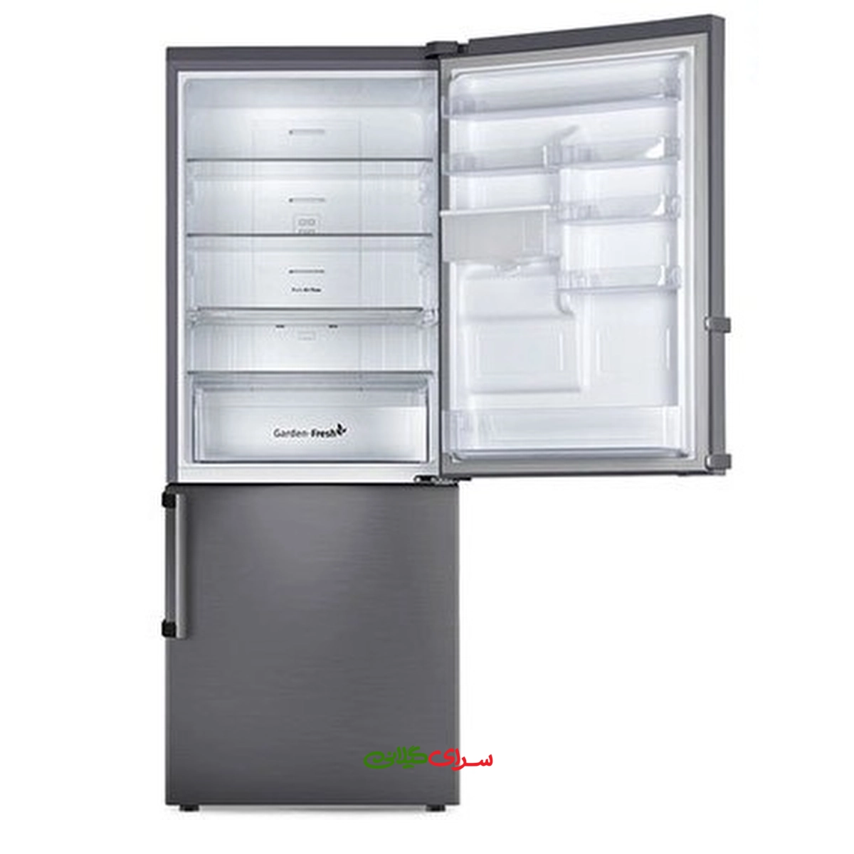 یخچال فریزر کمبی نو فراست استیل اینوکس پاکشوما مدل BMF RCP496iX_N1