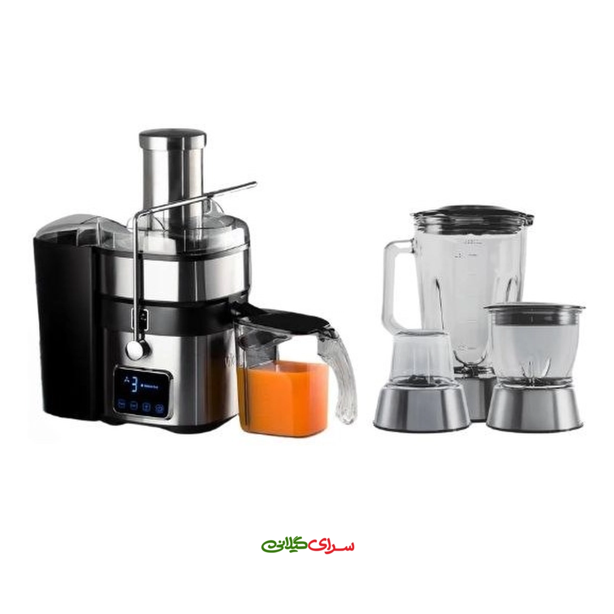 آبمیوه گیری 1.5 لیتری 4 کاره 5 سرعته ویلز مدل VL5030